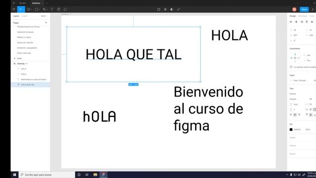 Como usar FIGMA Tutorial Español  - ? Texto en Figma ?