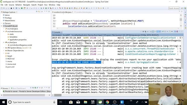 Spring Boot Tutorial 18 - Handling Errors