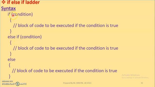 JAVA - MODULE 2 - TOPIC 7 - Selection Statements (Continuation)