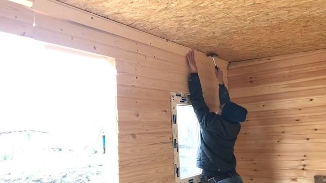 Финишные работы по сборке бытовки. Finishing Work On The Assembly Of The Cabin.