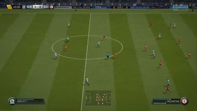Fifa 15 Career 18 FL Championship Accrington v Blackburn