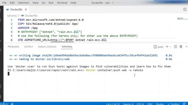 Deploying .net core app to Heroku Container Service