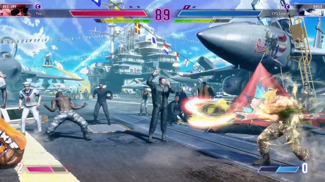 Dee Jay vs Guile (Lv 8 CPU) - Street Fighter 6 | PS5 4K 60FPS
