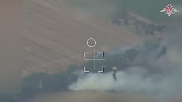 Кадры уничтожения позиции Искандером ЗРК С-300ПС в н.п. Великодолинское Одесской области