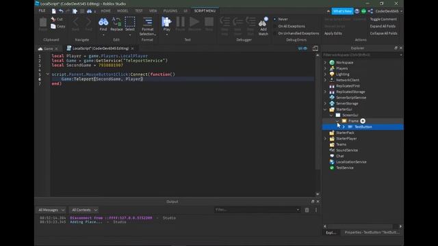 How to make multiple places in Roblox Studio!