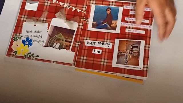 scrap book for Birthday ?#scrapbooking #customization #gift #birthday #youtube #india #art