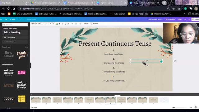 Present Continuous