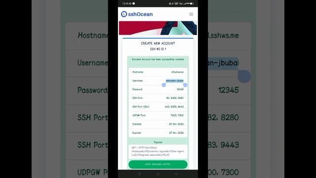 CONFIG HTTP CUSTOM || UNLOCK SSH