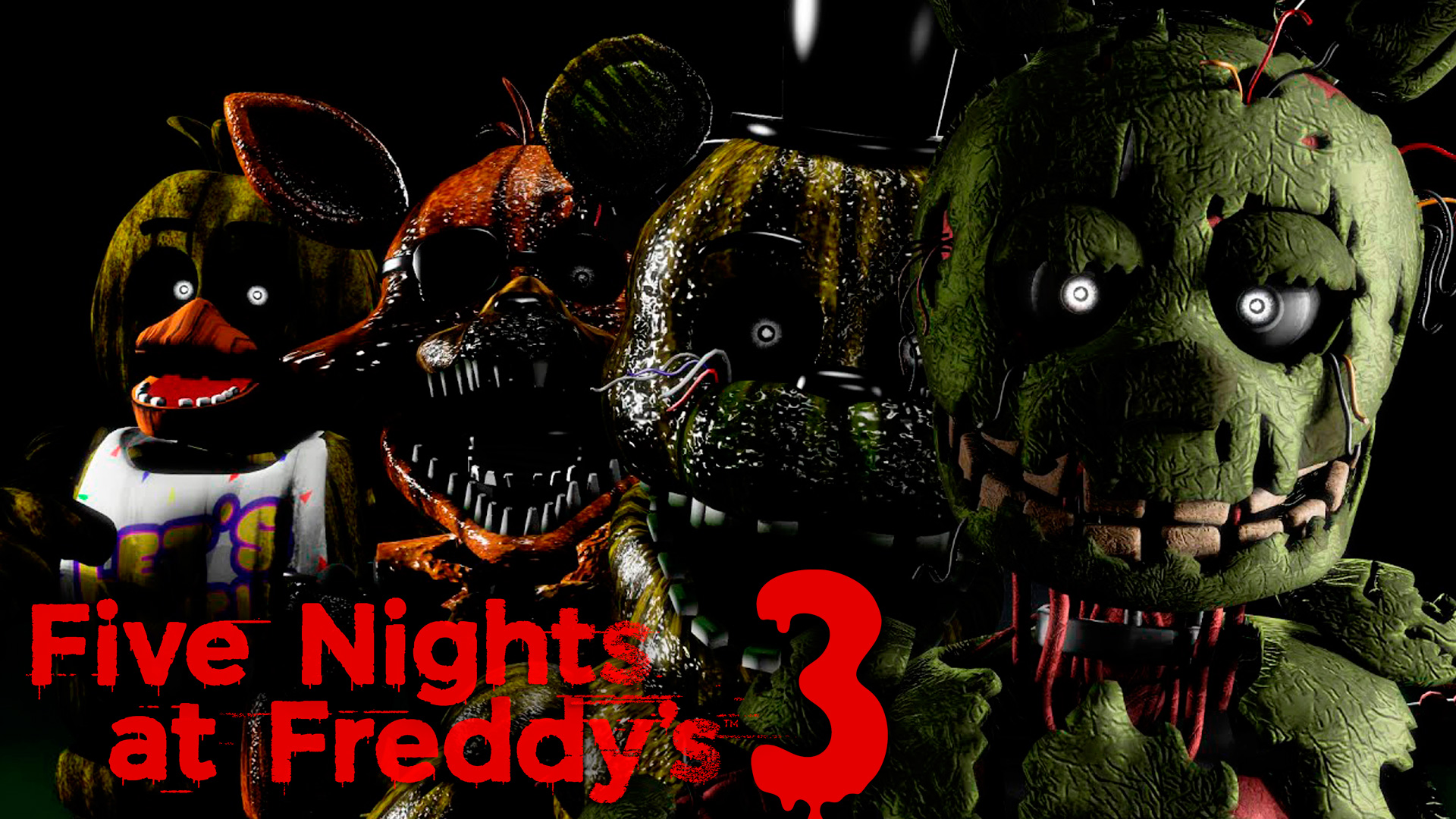Плюшевые гавнюки. Five Nights at Freddy's 3. Стрим