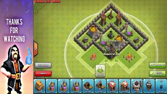 Clash of Clans - Town Hall 4 - Farming Base