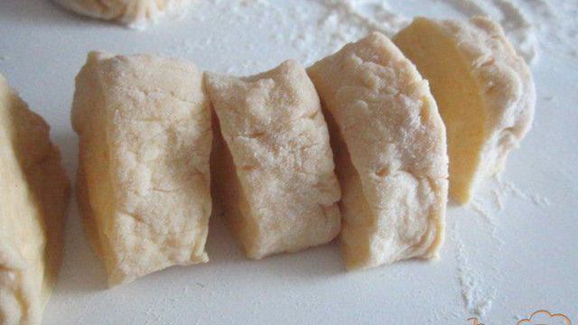 Песочные пирожки с картофелем, сыром и ветчиной