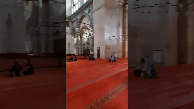 Prayer mosque Suleymaniye, Istanbul Turkey Suleymaniye