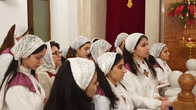 Ассирийская 💒Востока Святой Девы Марии в Москве.Рождественская Молитва.Assyrians.Christmas Molitva