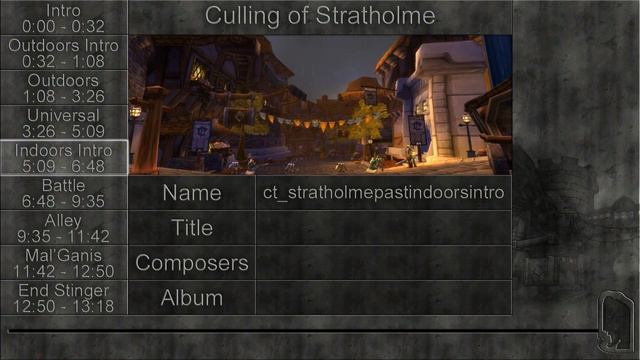 Interactive World of Warcraft: Wrath of the Lich King Music: Culling of Stratholme