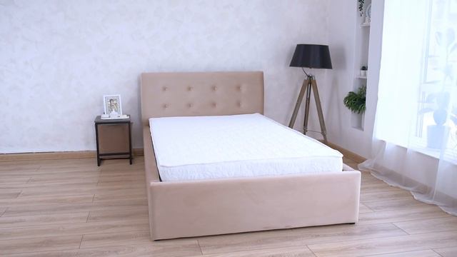 Кровать полутороспальная «Роза» цвет: Кофе