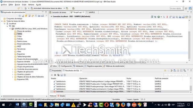 Instalación y funcionamiento de la Base de Datos IBM DB2
