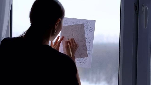 Как перенести рисунок на акварельный лист