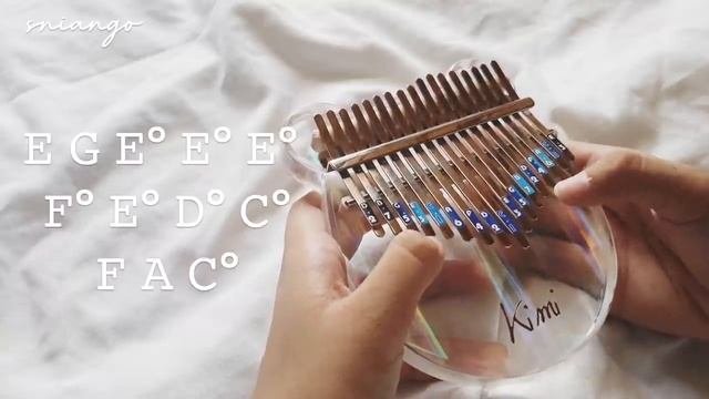 Sparkle - Your Name Ost - Kimi no Na Wa - Kalimba CoverTutorial