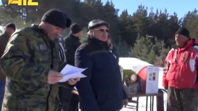 Соревнование по лыжам в селе Арагва в Ахалкалаки 2017