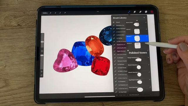 Gemstone Creator Brush Set for Procreate - Complete Walkthrough and Tutorial