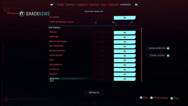 Cyberpunk 2077 - All Game Settings, Controls, Difficulties & Accessibility Options