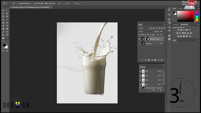 Photoshop Tutorial of Cut Out Hair in the Color Range-Design tips in 3 minutes GSFXMentor