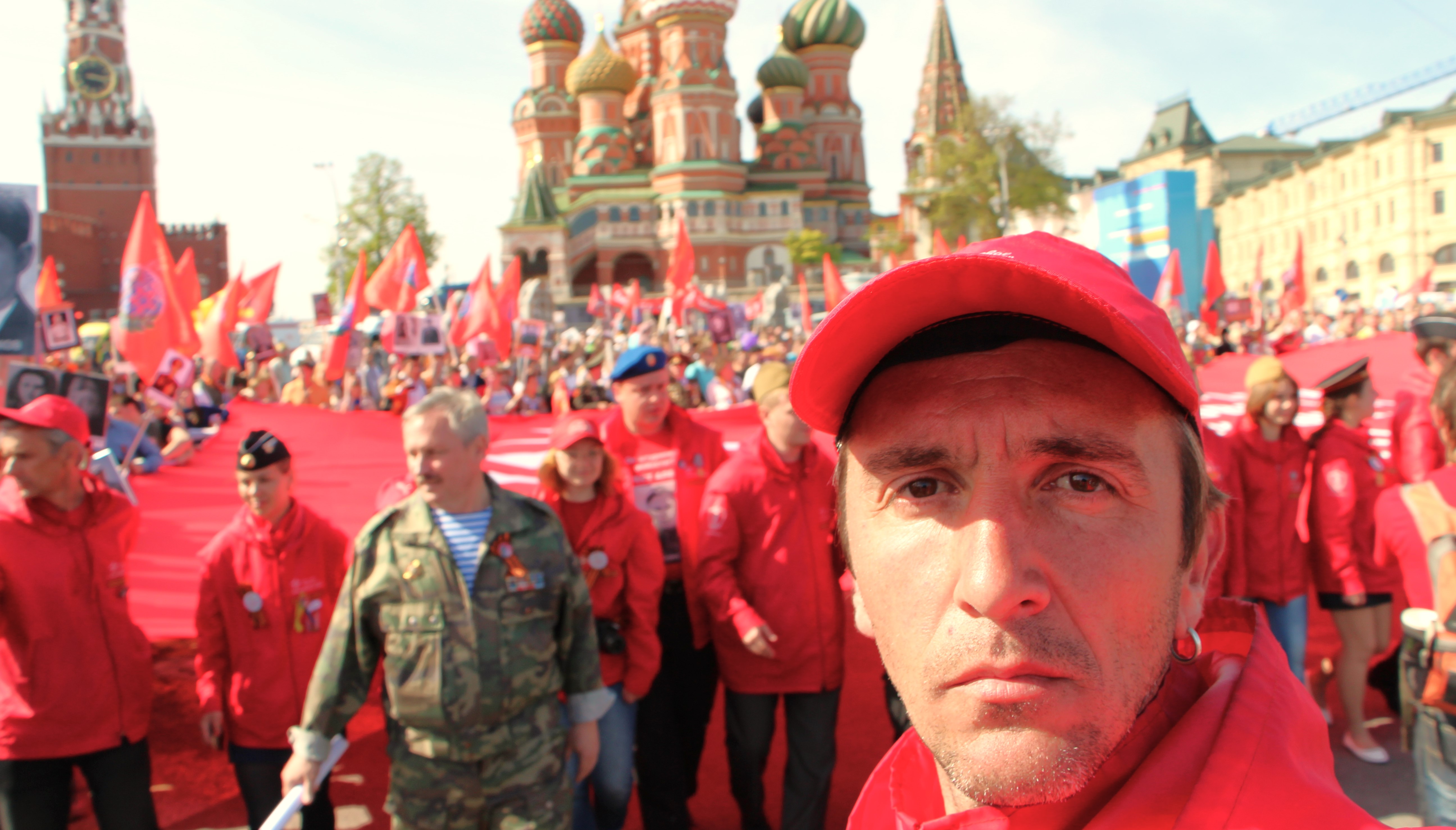 9 мая 2015 в Москве. Парад Победы и Бессмертный полк