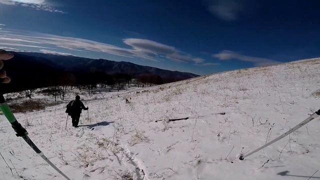 Даховская гора Гут. Зимний поход в автономный домик.