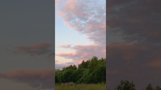Закат на озере. Красота природы Смоленского края.