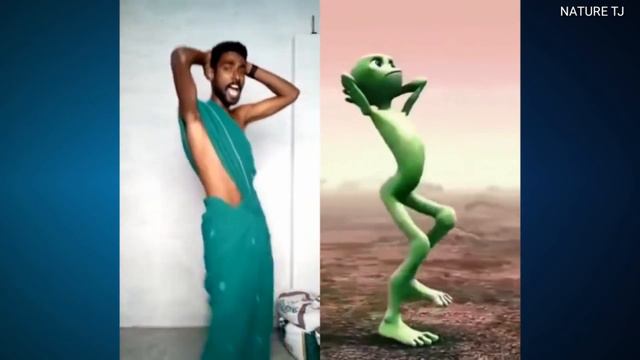 Dame Tu Cosita -Dance With  Alien
Новый танец ЗЕЛЁНЫЙ человек танцует 💣❤