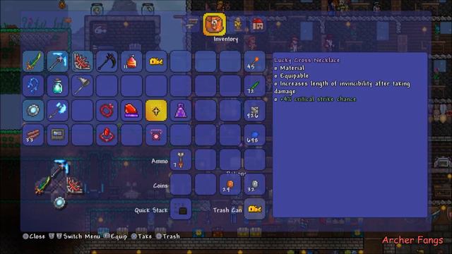 Terraria How to Craft Star Veil and Charm of Myths Console Edition