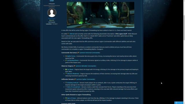 So Funktioniert Der Neue Mythic+-Affix Infernal Mit Patch 9.1.5 [World Of Warcraft: Shadowlands]