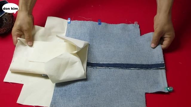 DIY"귀여운 런치백" 쉽게 만드는 방법!/How to make a "cute lunch bag" easily.