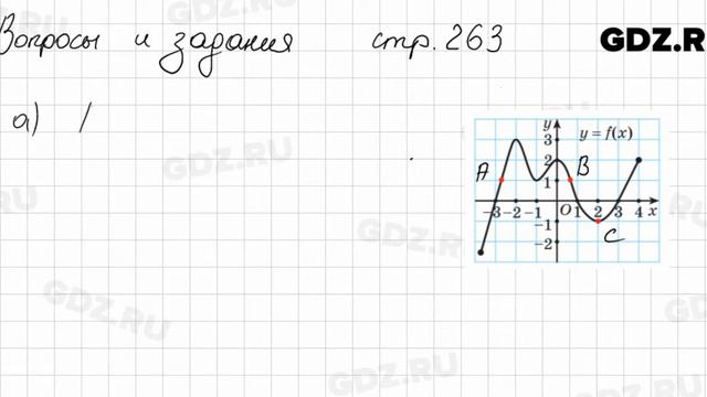 Вопросы и задания, Стр.263 - Алгебра 10 класс Арефьева