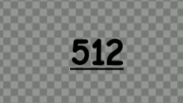 Числа от 0 до 1048576 шитая ×2.