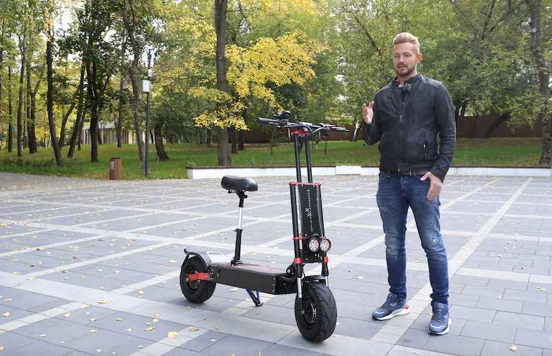 Электросамокат за 100000руб на что он способен? Yokamura Raptor 13. Обзор