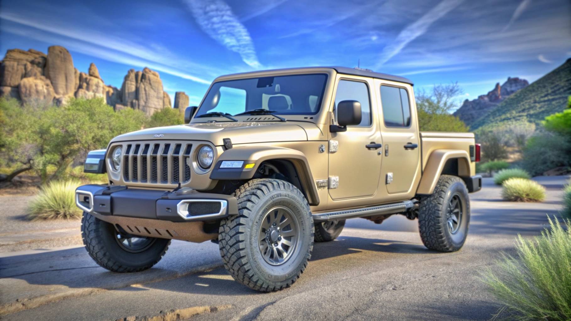 Дорожный тест драйв 2024 Jeep Gladiator Mojave | Test drive 2024 Jeep Gladiator Mojave