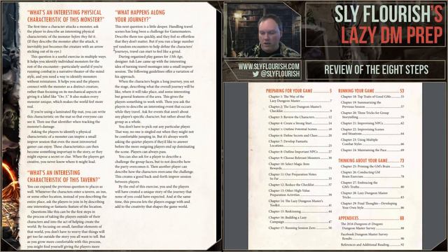 2. Reviewing the Rest of the Return of the Lazy Dungeon Master Book