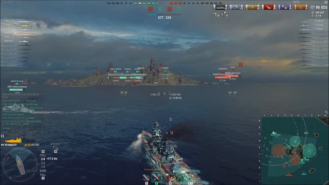 Nagato - Yamamoto || AR drop the reload to a 15 ... World of Warships