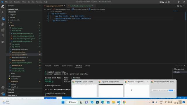 Angular 15 Application Component Template Inheritance Working Demo