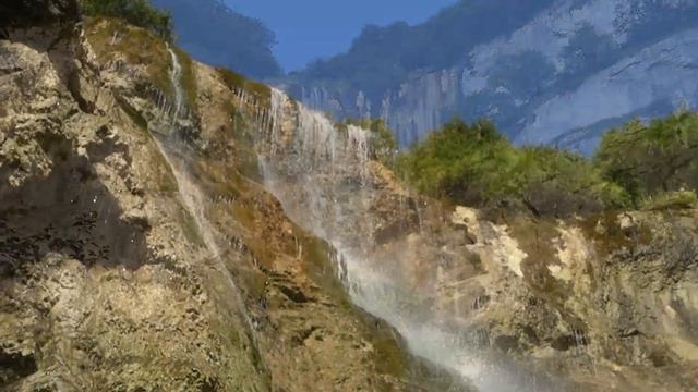 Водопады над селением Крыздахна 07.2023