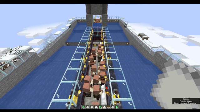 Minecraft 1.14 Рабочая "Ферма железа"