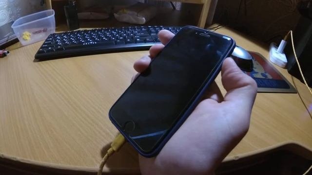 Iphone 6 темно синий экран!