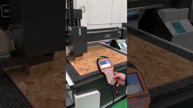 Exel CNC A1S CNC Router cutting 1/2” osb board