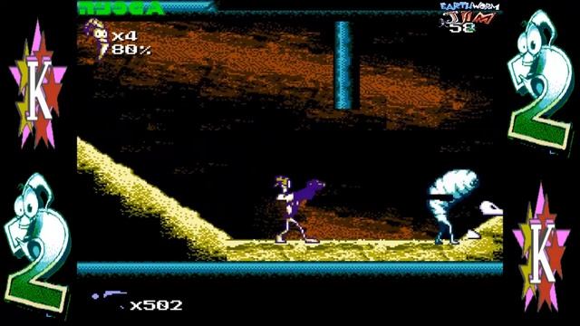 Earthworm Jim 2 (Shin-Shin) (Unl) (NES Pirate) - NES Longplay - (NO DEATH) (Complete Walkthrough)