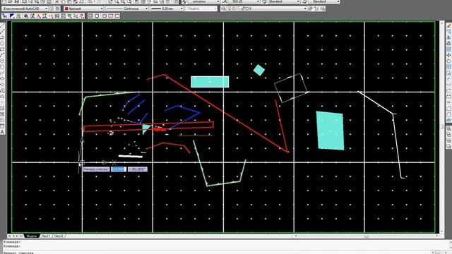 Геодезия в AutoCAD. Topomap-планшети & хрести & листи
