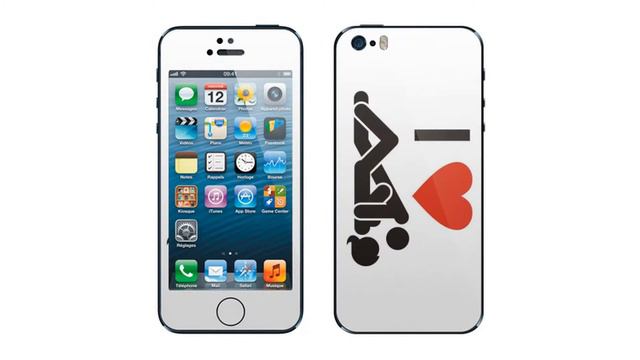 Виниловые наклейки на телефоны iPhone 5 и iPhone 5s. Стильные защитные пленки на корпус