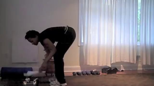 P90X Day 45. Halfway Point. Complete Biceps, Back And Ab Workout Super Speed