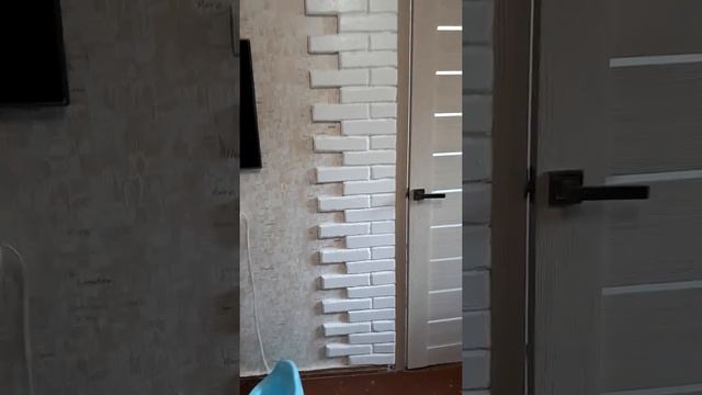 Декоративные  кирпичики из пенопласта своими руками