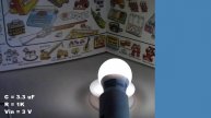Joule thief with 120 VAC LED bulb